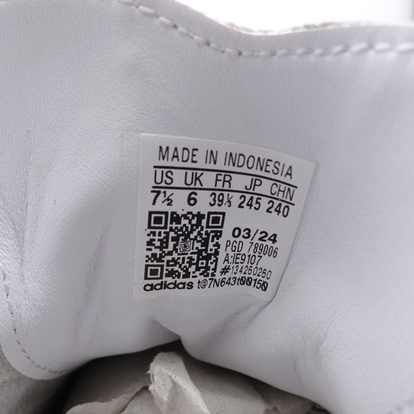 NEW adidas Originals Sambae Platform Leather Sneakers IE9107 Beige - Picture 11 of 16